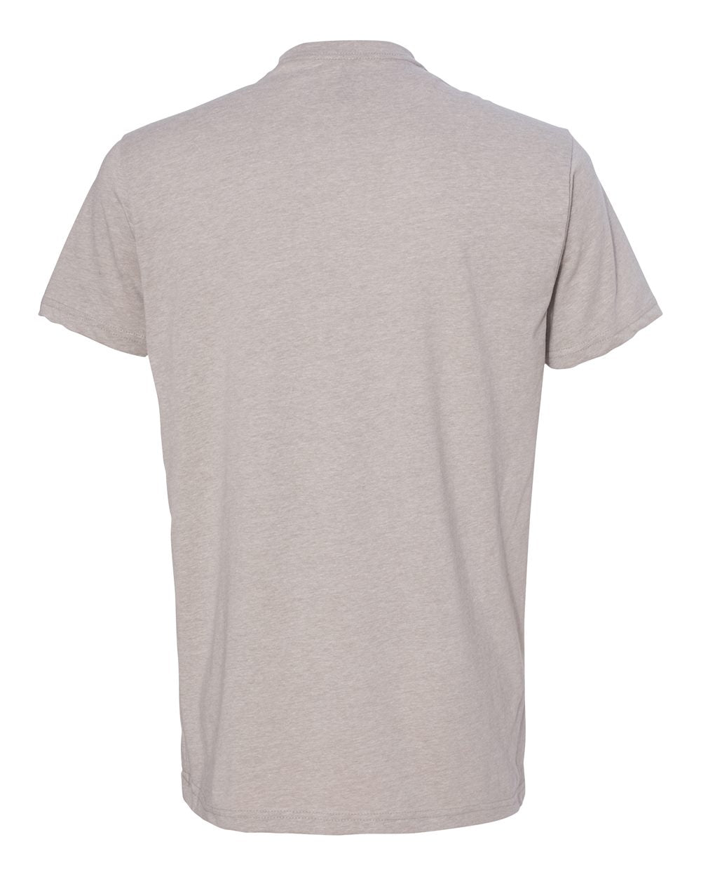 Rear View of Silk CVC T-Shirt - 6210