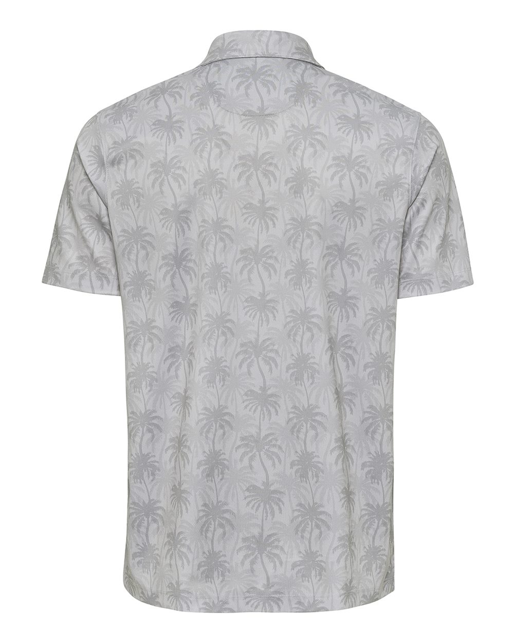 Front View of Silver Charleston Sublimated Polo - 154