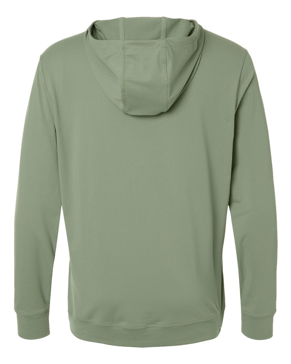 Rear View of Silver Green Ultimate Elevated Hoodie - A2009