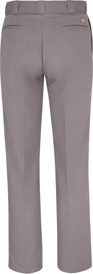 Rear View of Silver Grey - 30I Industrial 874® Work Pants - P874