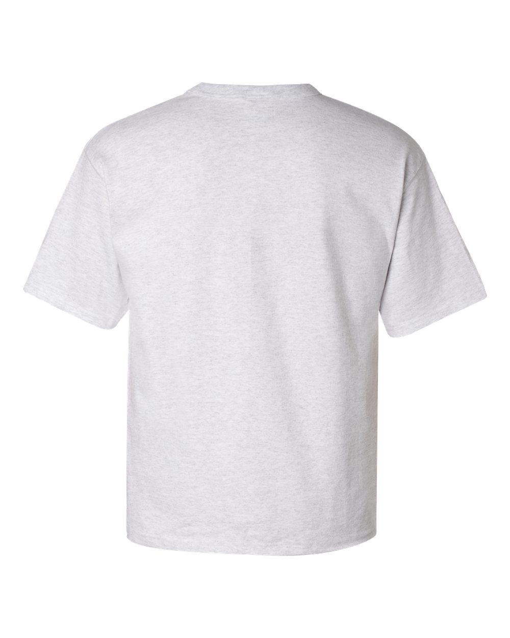Rear View of Silver Grey Heritage Jersey T-Shirt - T105