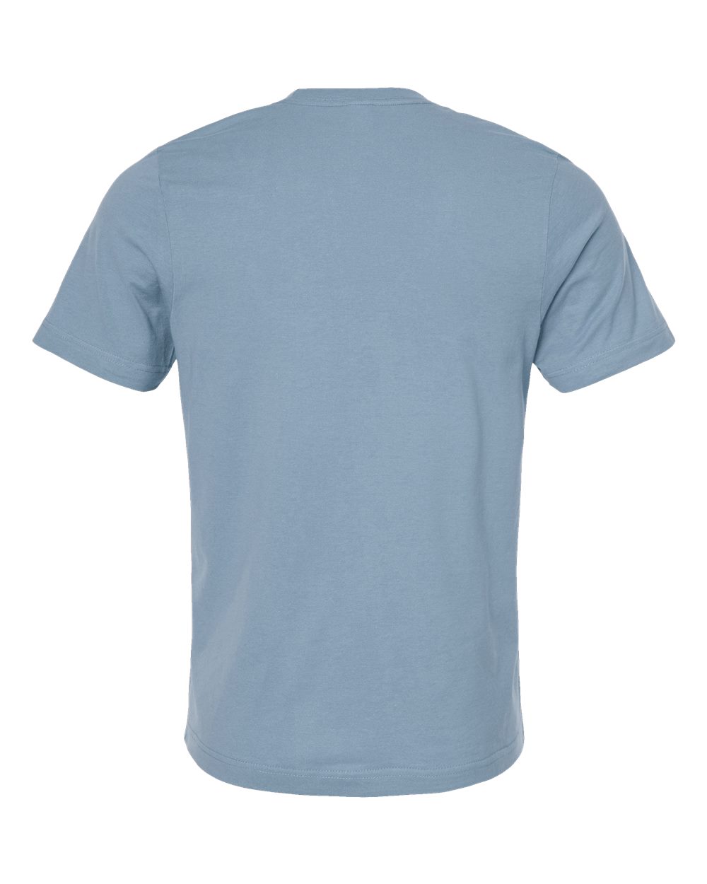 Rear View of Slate Premium Cotton T-Shirt - 502