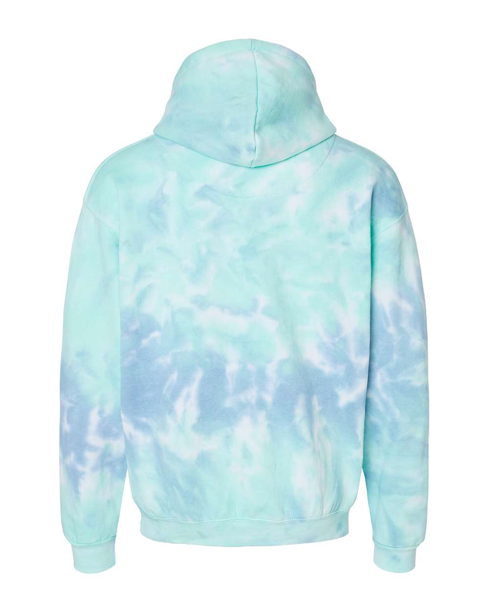 Rear View of Slushy Youth Tie-Dyed Hooded Sweatshirt - 8777Y