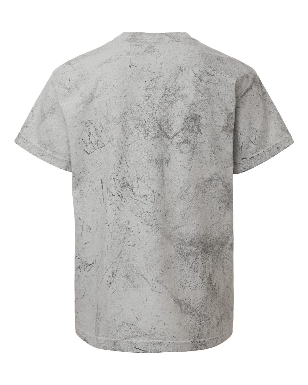 Rear View of Smoke Colorblast™ Youth Heavyweight T-Shirt - 1745Y