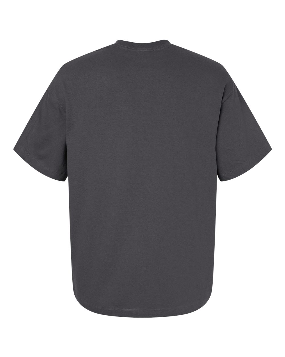 Rear View of Smoke Grey Beefy-T® Retro Street T-Shirt - 5180R