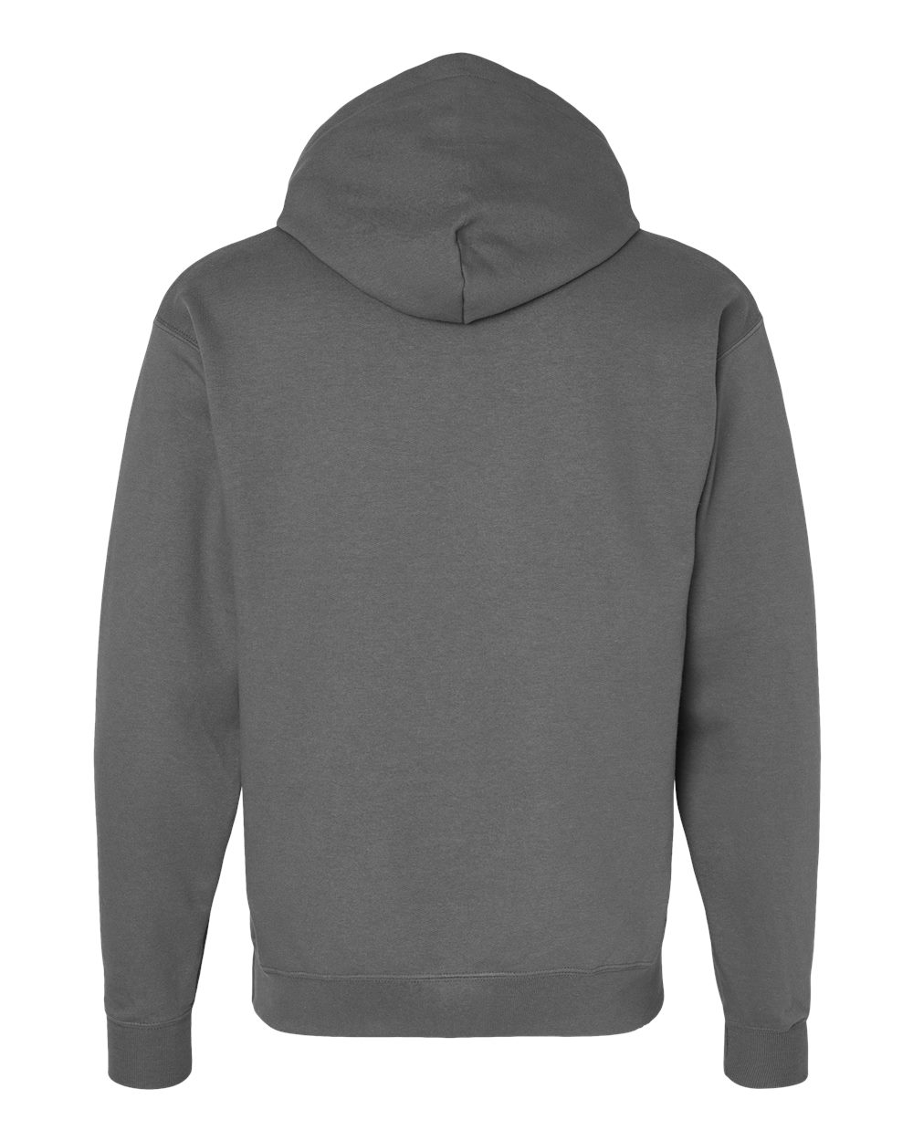 Rear View of Smoke Grey Perfect Sweats Hooded Sweatshirt - RS170