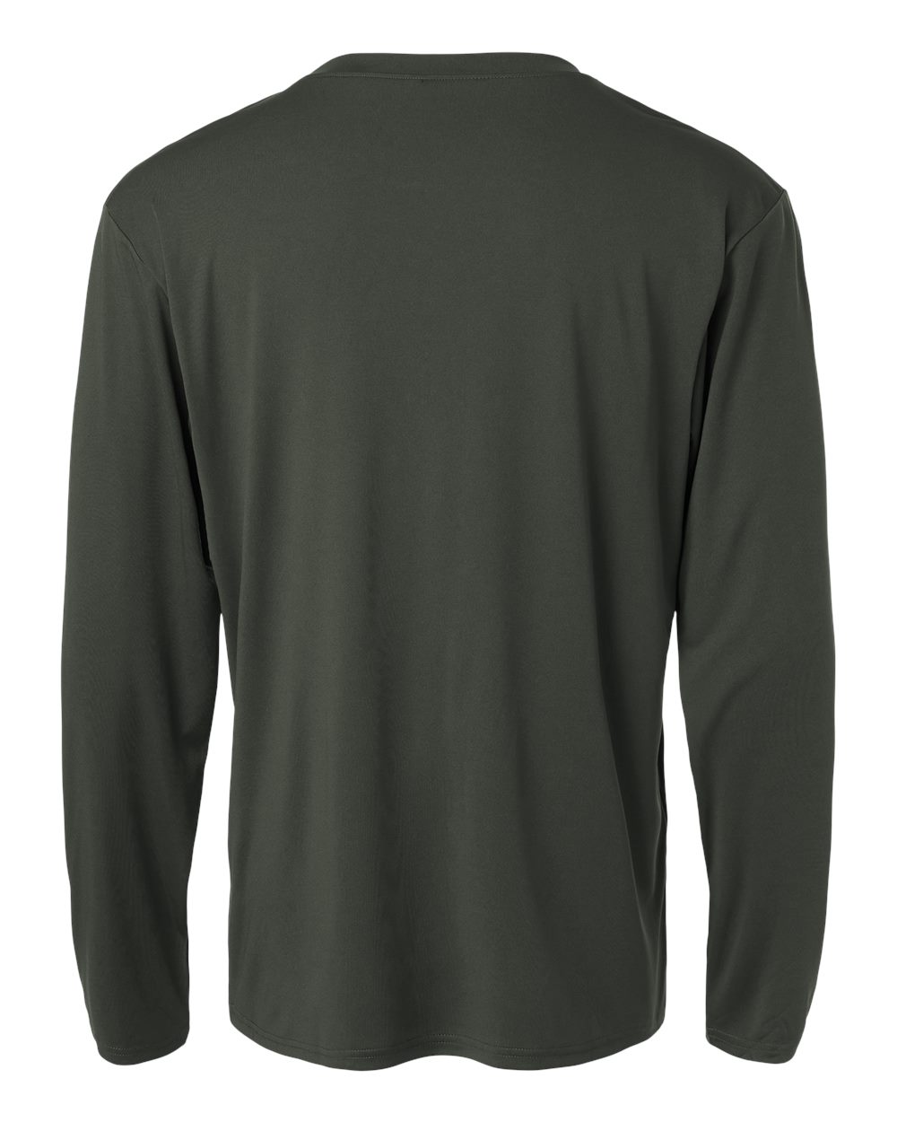 Rear View of Smoke Pro-Lock Performance Long Sleeve T-Shirt - 48400