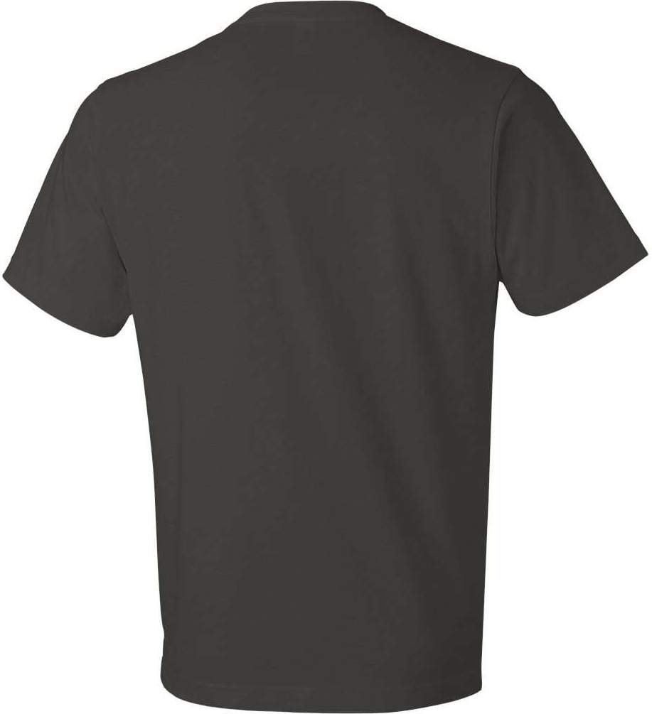 Rear View of Smoke Softstyle® Lightweight T-Shirt - 980