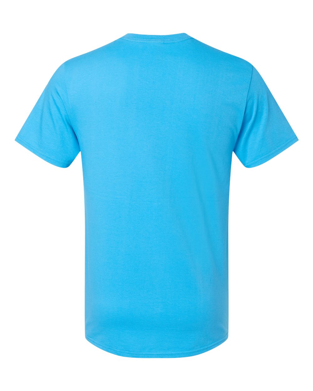 Rear View of Soul Blue Premium Cotton T-Shirt - 570MR