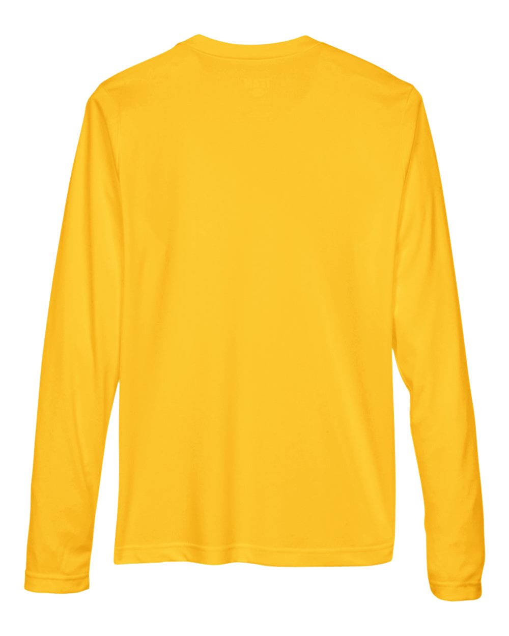 Rear View of Sport Athletic Gold Women's Zone Performance Long Sleeve T-Shirt - TT11WL