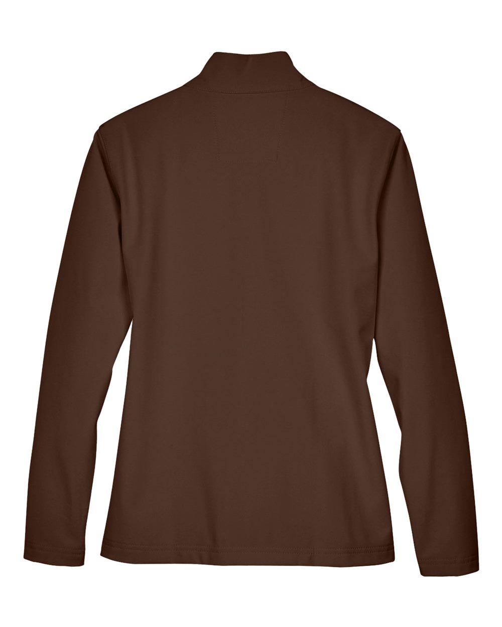 Rear View of Sport Dark Brown Women's Leader Soft Shell Jacket - TT80W