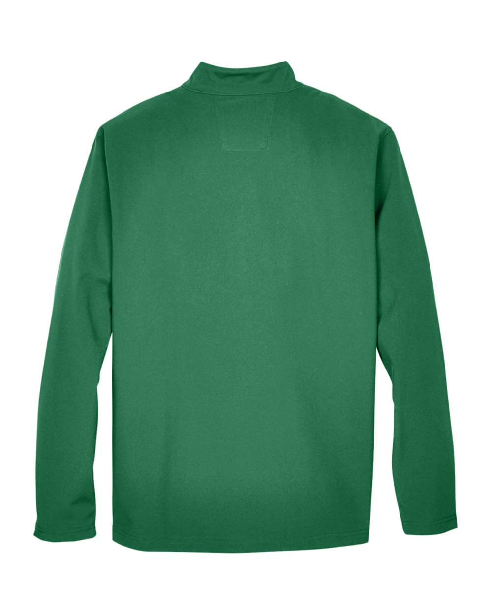 Rear View of Sport Dark Green Men's Leader Soft Shell Jacket - TT80