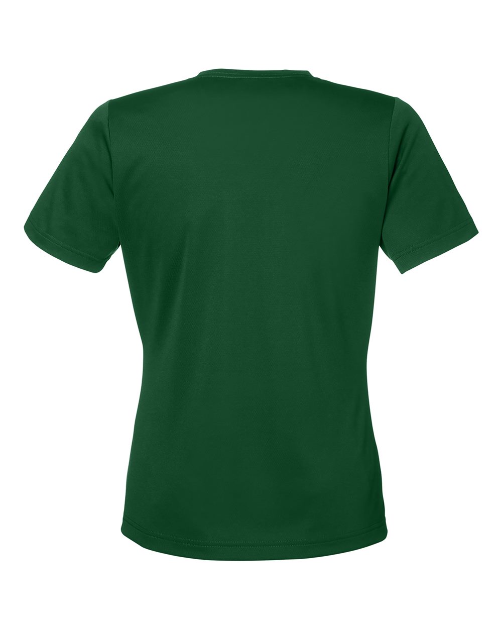 Rear View of Sport Dark Green Women's Zone Performance Mesh T-Shirt - TT15W