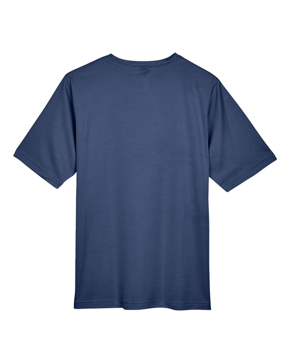 Rear View of Sport Dark Navy Heather Men's Sonic Heather Performance T-Shirt - TT11H