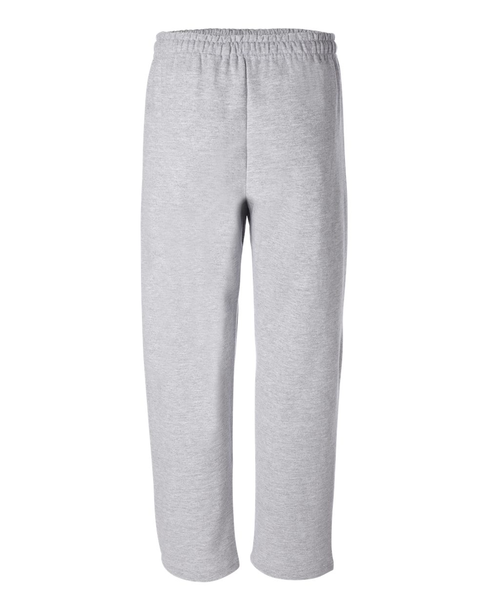 Rear View of Sport Grey Heavy Blend™ Open-Bottom Sweatpants - 18400