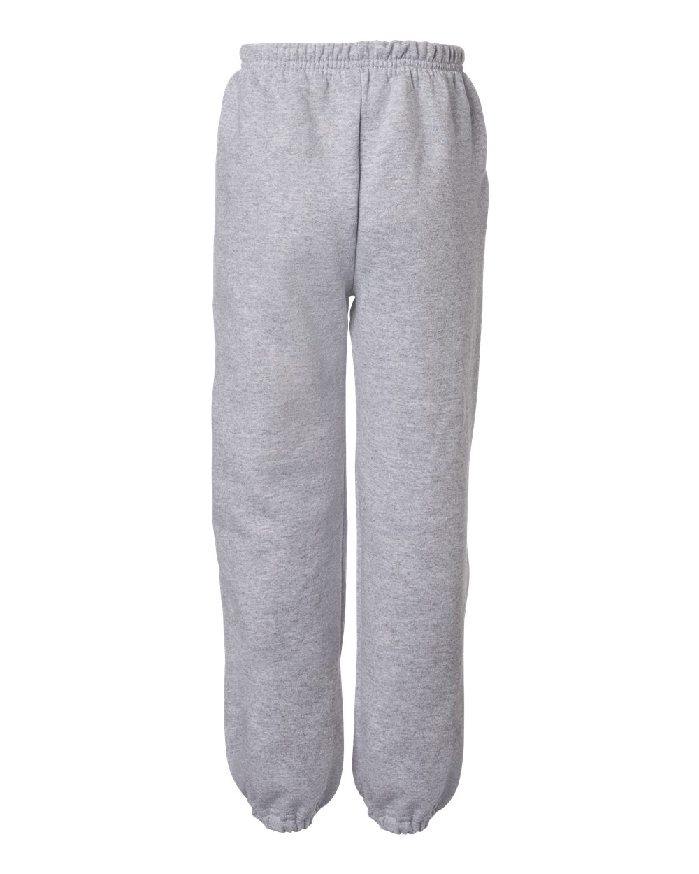 Rear View of Sport Grey Heavy Blend™ Youth Sweatpants - 18200B