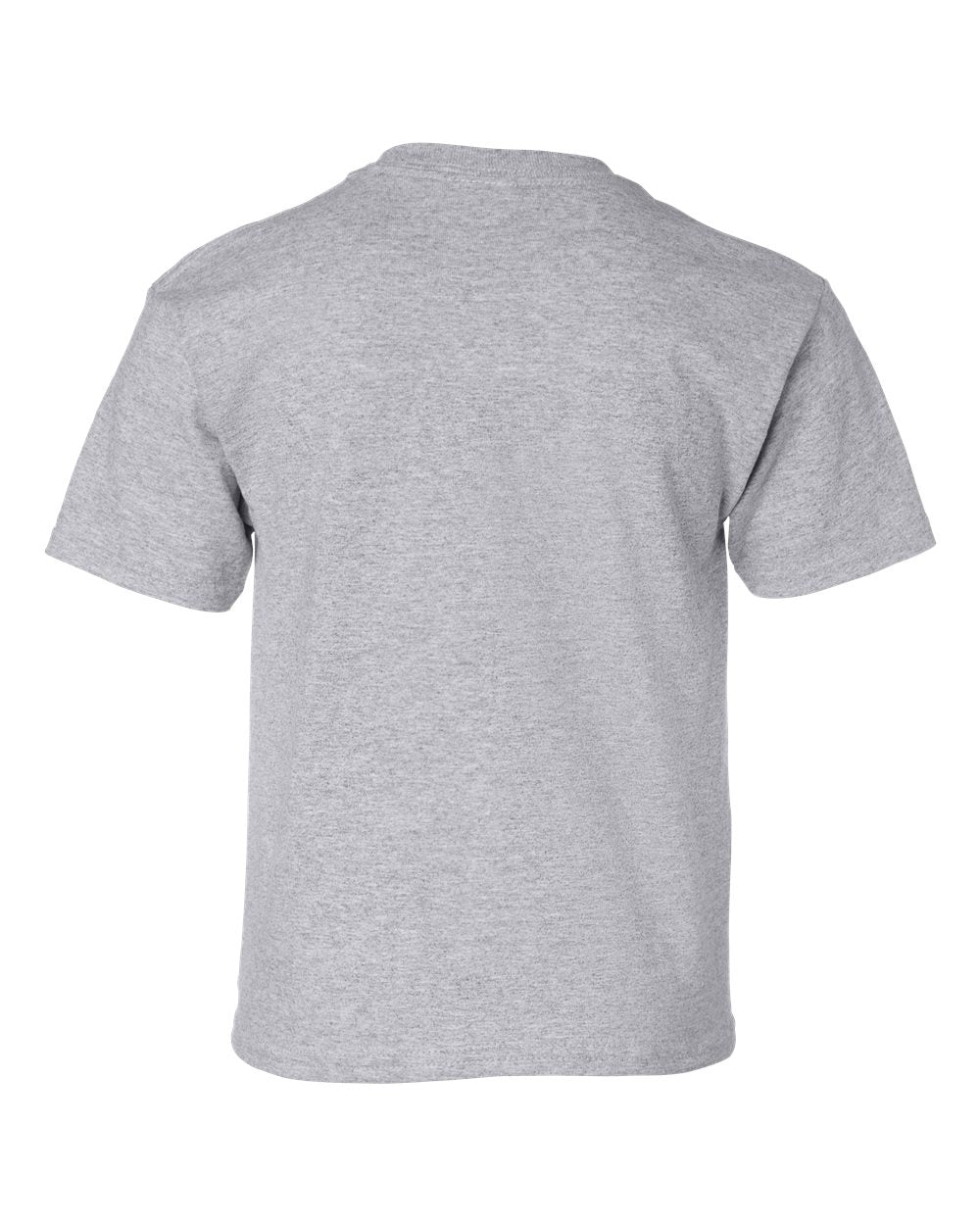 Rear View of Sport Grey Ultra Cotton® Youth T-Shirt - 2000B