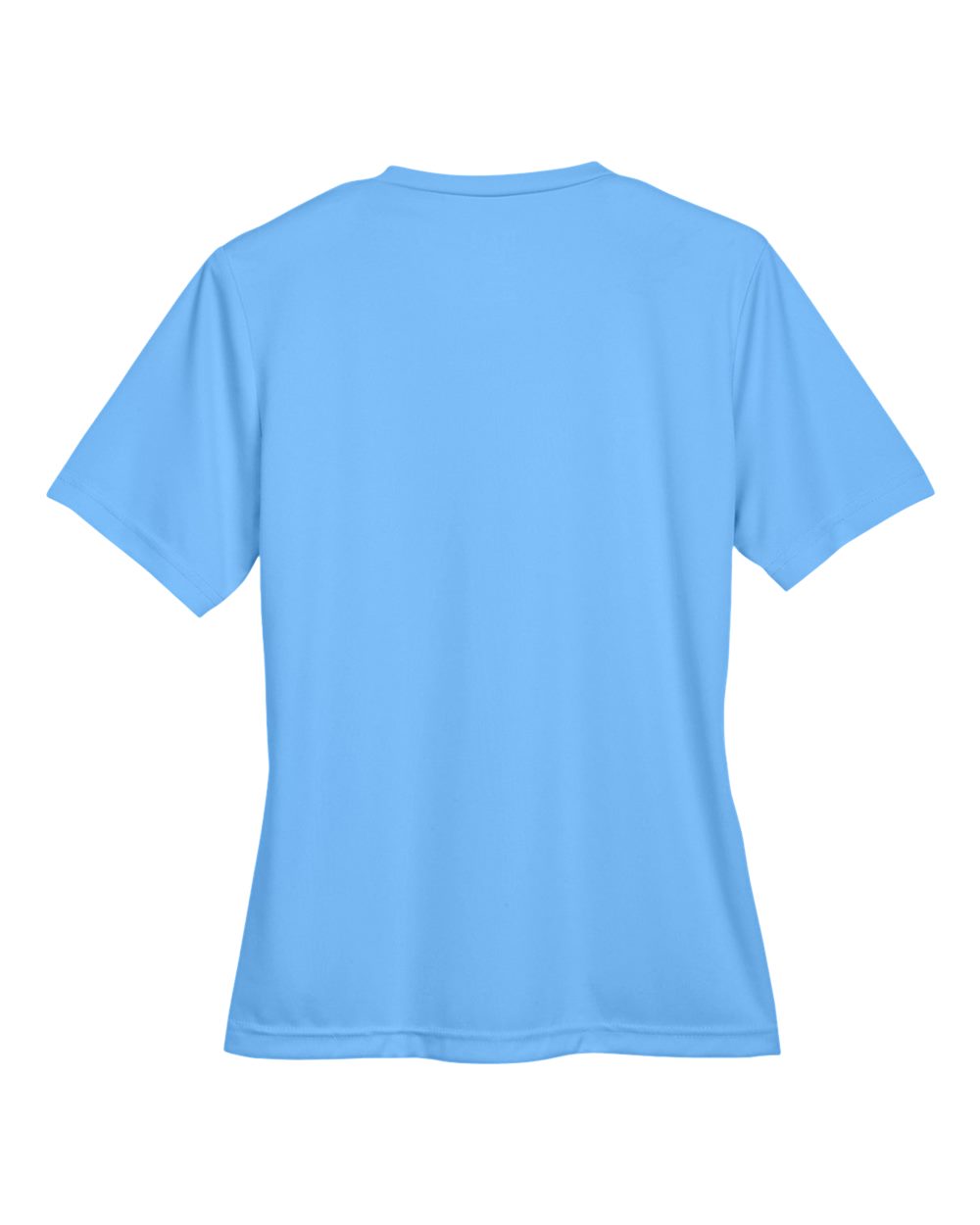 Rear View of Sport Light Blue Women's Zone Performance T-Shirt - TT11W