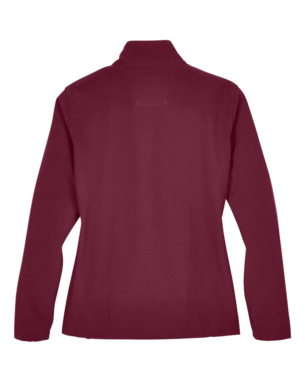 Rear View of Sport Maroon Women's Leader Soft Shell Jacket - TT80W