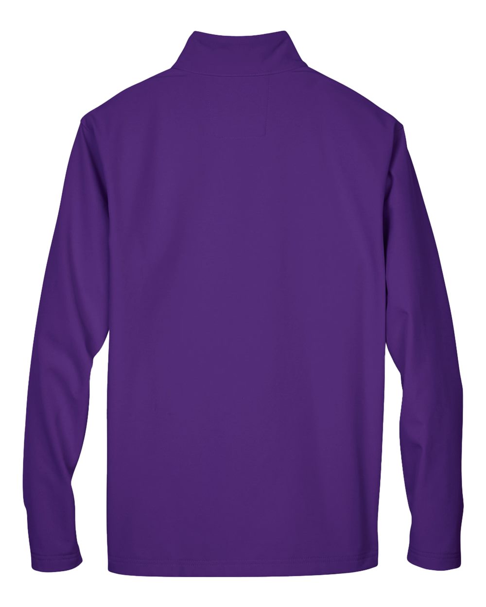 Rear View of Sport Purple Men's Leader Soft Shell Jacket - TT80