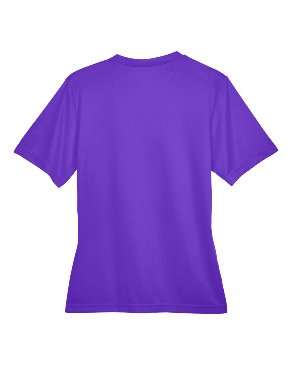 Rear View of Sport Purple Women's Zone Performance T-Shirt - TT11W