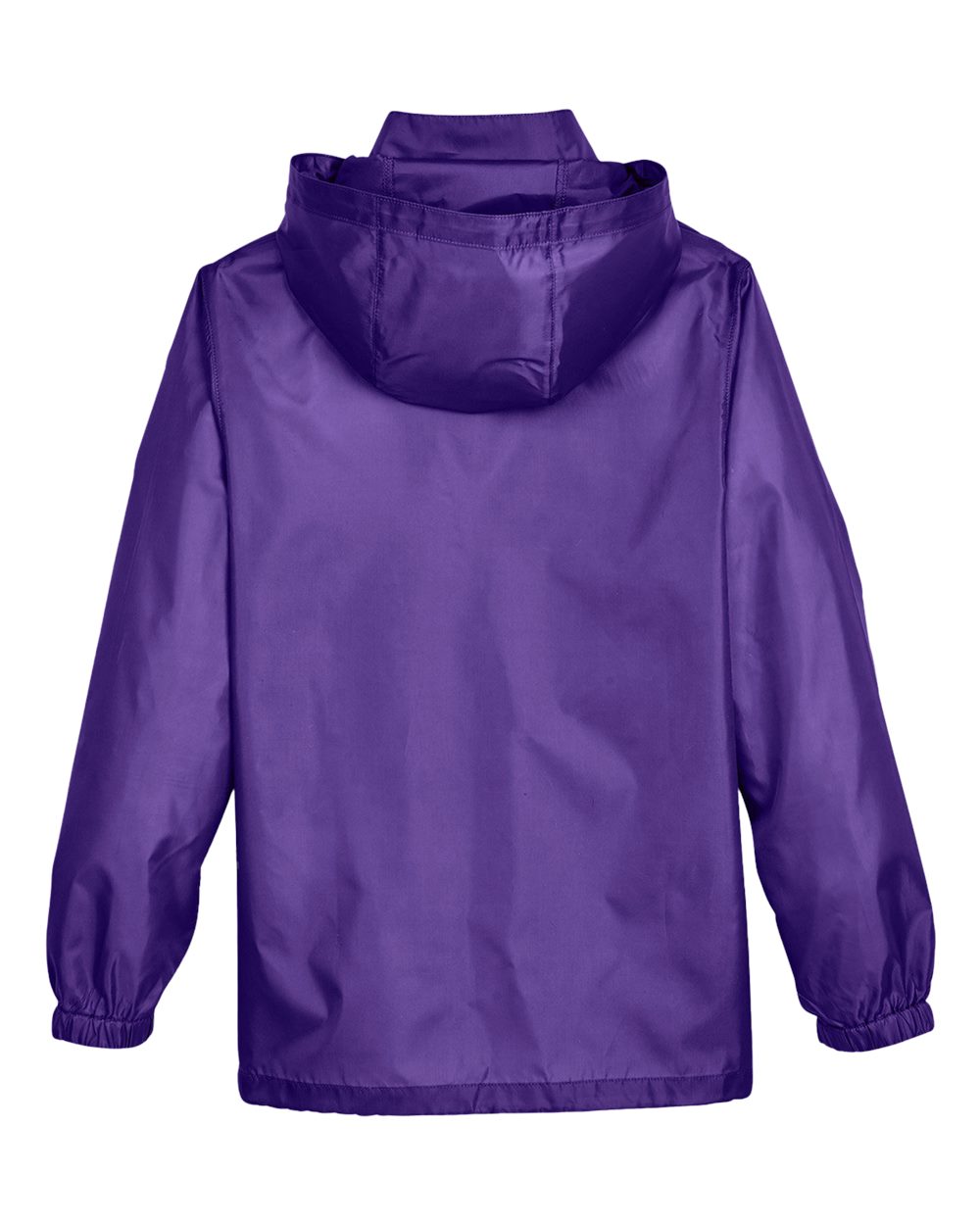 Rear View of Sport Purple Youth Zone Protect Lightweight Jacket - TT73Y