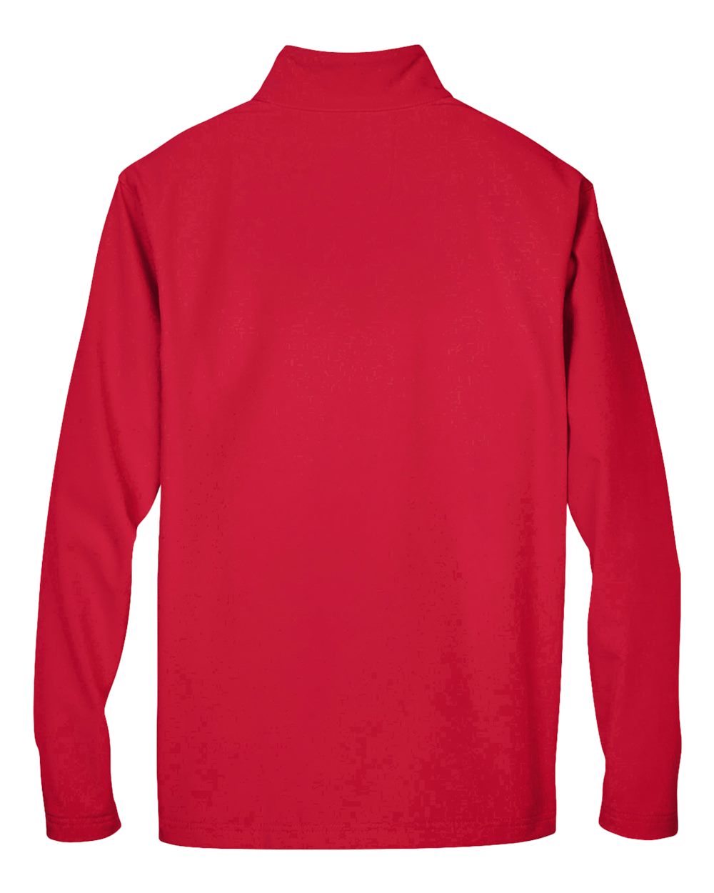 Rear View of Sport Red Men's Leader Soft Shell Jacket - TT80