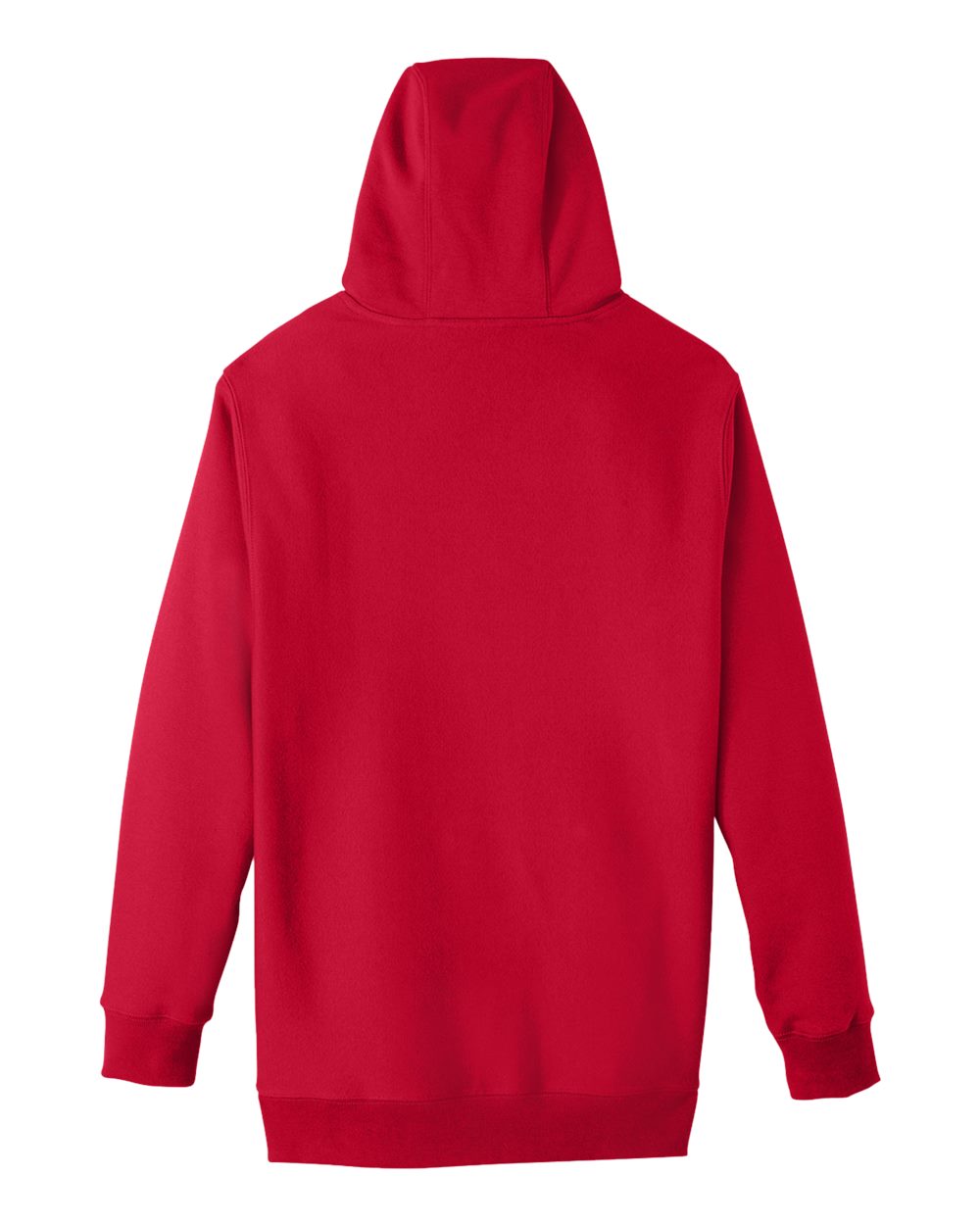 Rear View of Sport Red Unisex Zone HydroSport™ Heavyweight Pullover Hooded Sweatshirt - TT96