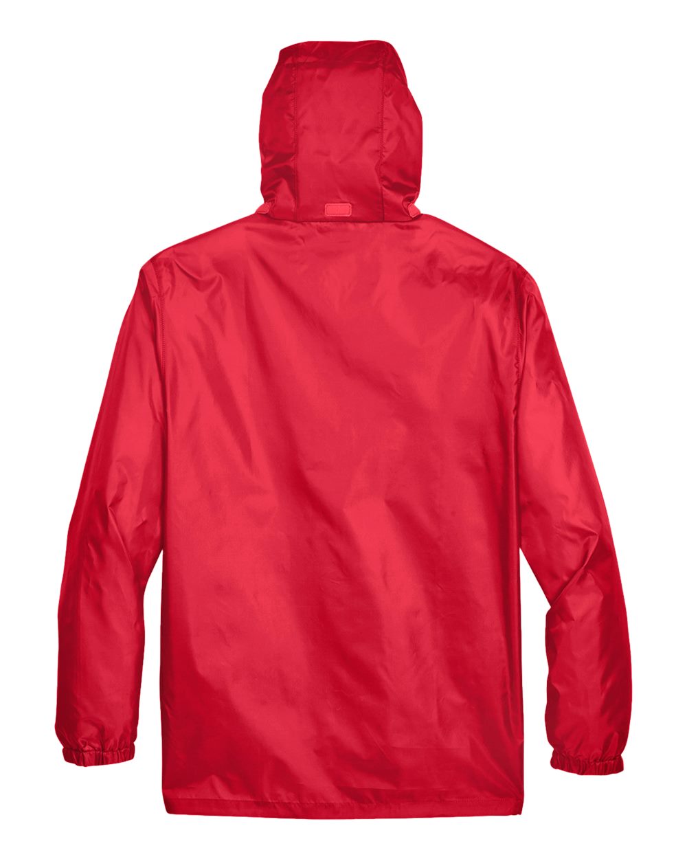 Rear View of Sport Red Unisex Zone Protect Lightweight Jacket - TT73