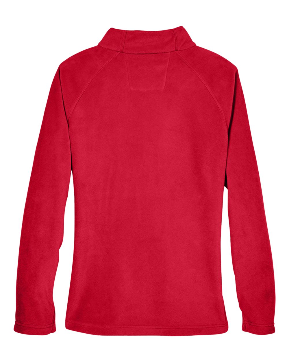 Rear View of Sport Red Women's Campus Microfleece Jacket - TT90W