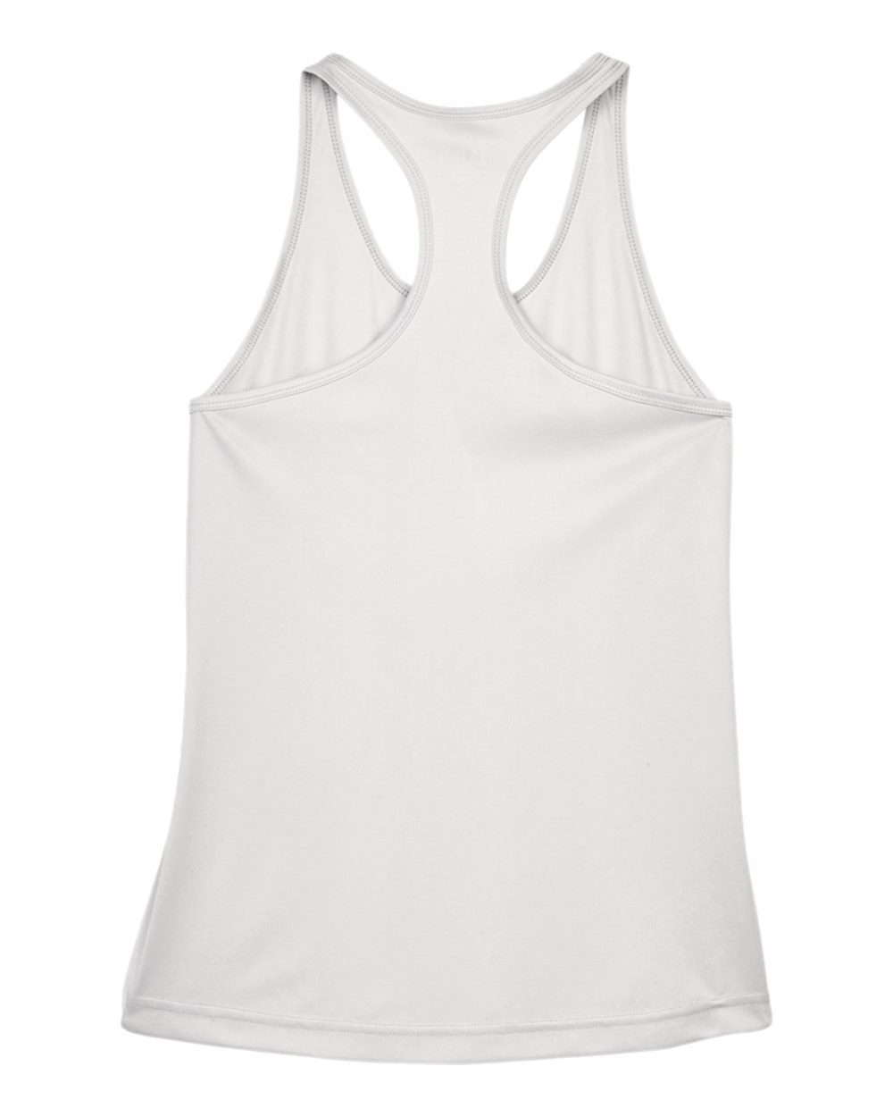 Rear View of Sport Silver Women's Zone Performance Racerback Tank - TT11WRC