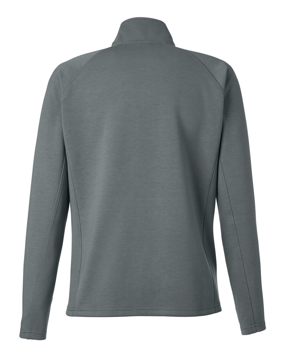 Rear View of Steel Women's Apex Fleece Quarter-Zip Pullover - 8754