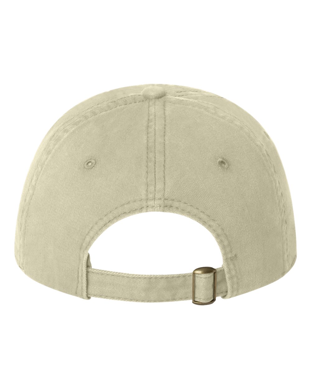 Rear View of Stone Unstructured Cap - AH35