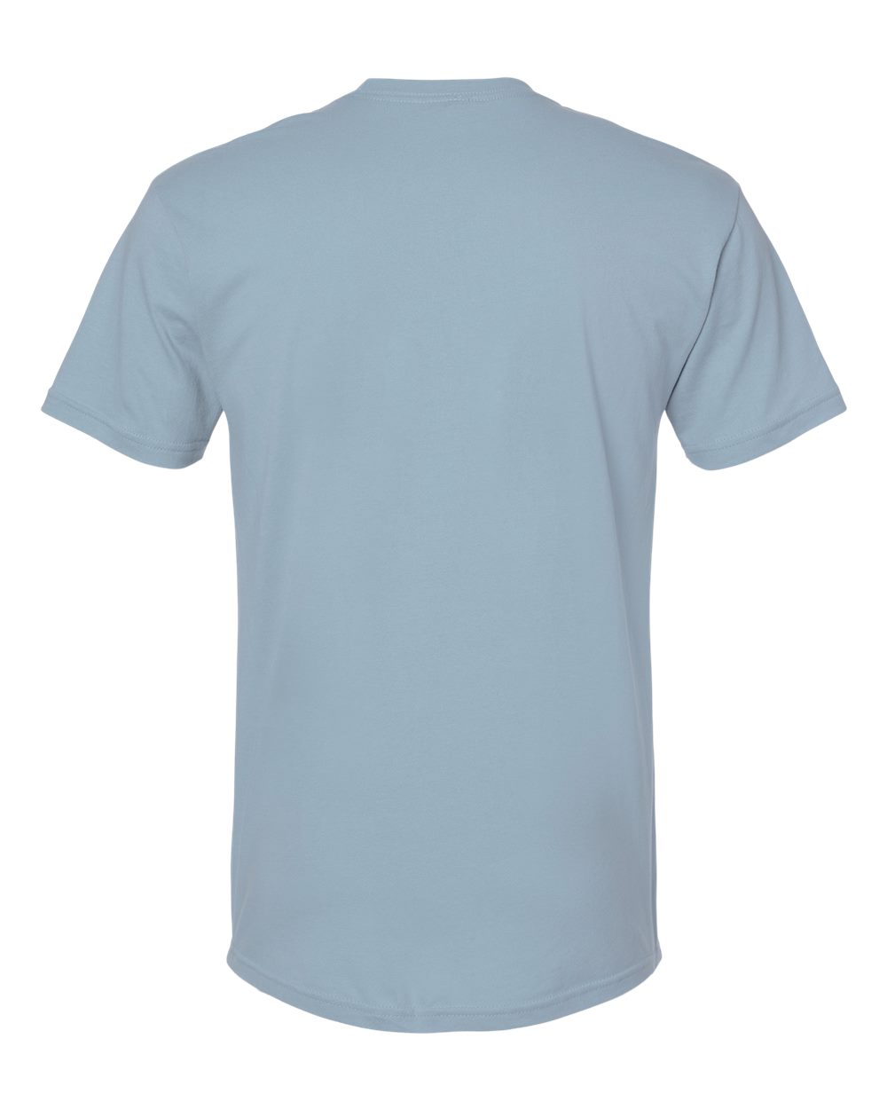 Rear View of Stonewash Denim Cotton T-Shirt - 3600