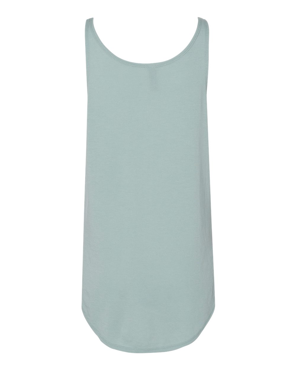 Rear View of Stonewash Green Women's Festival Tank - 5033