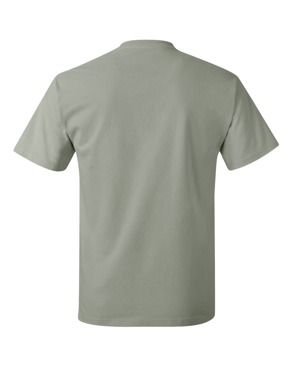 Rear View of Stonewashed Green Authentic T-Shirt - 5250