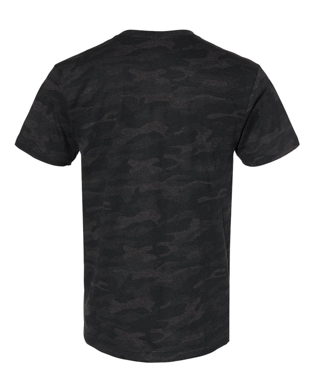 Rear View of Storm Camo Fine Jersey Tee - 6901