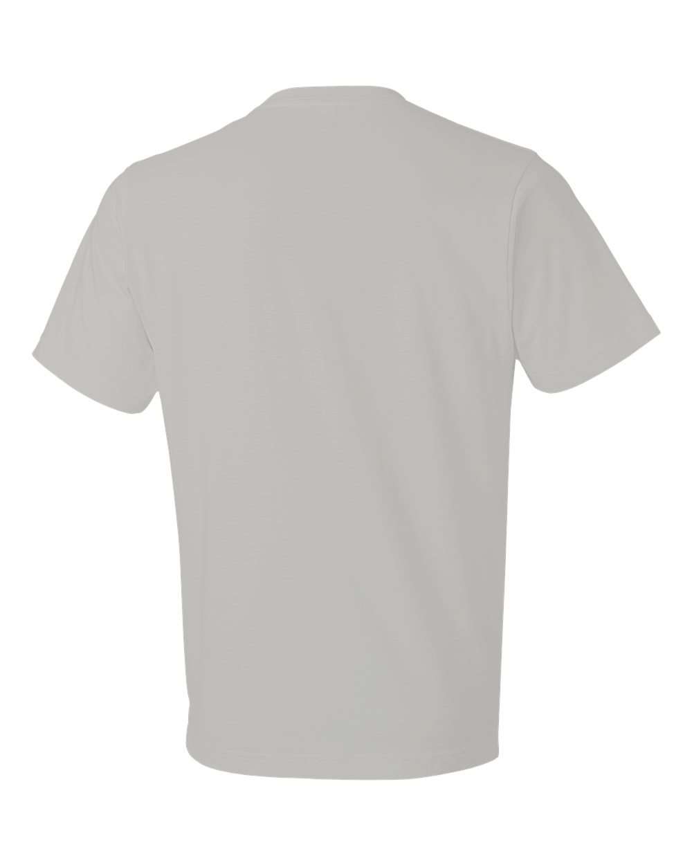 Rear View of Storm Grey Softstyle® Lightweight T-Shirt - 980
