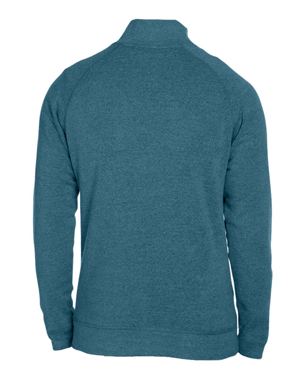 Rear View of Storm Triblend Triblend Quarter-Zip Sweatshirt - 8869