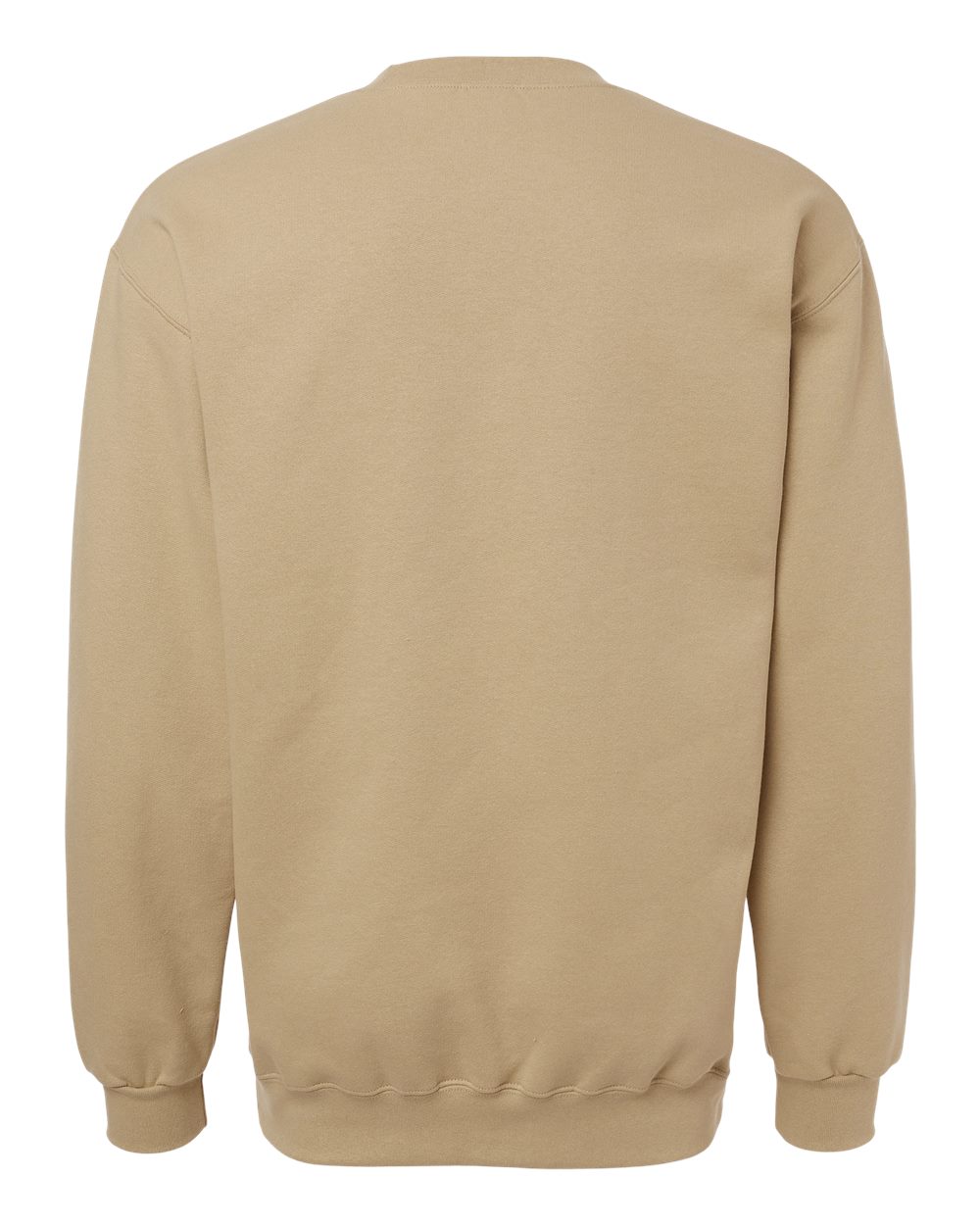 Rear View of Tan Hammer™ Maxweight Crewneck Sweatshirt - 19000