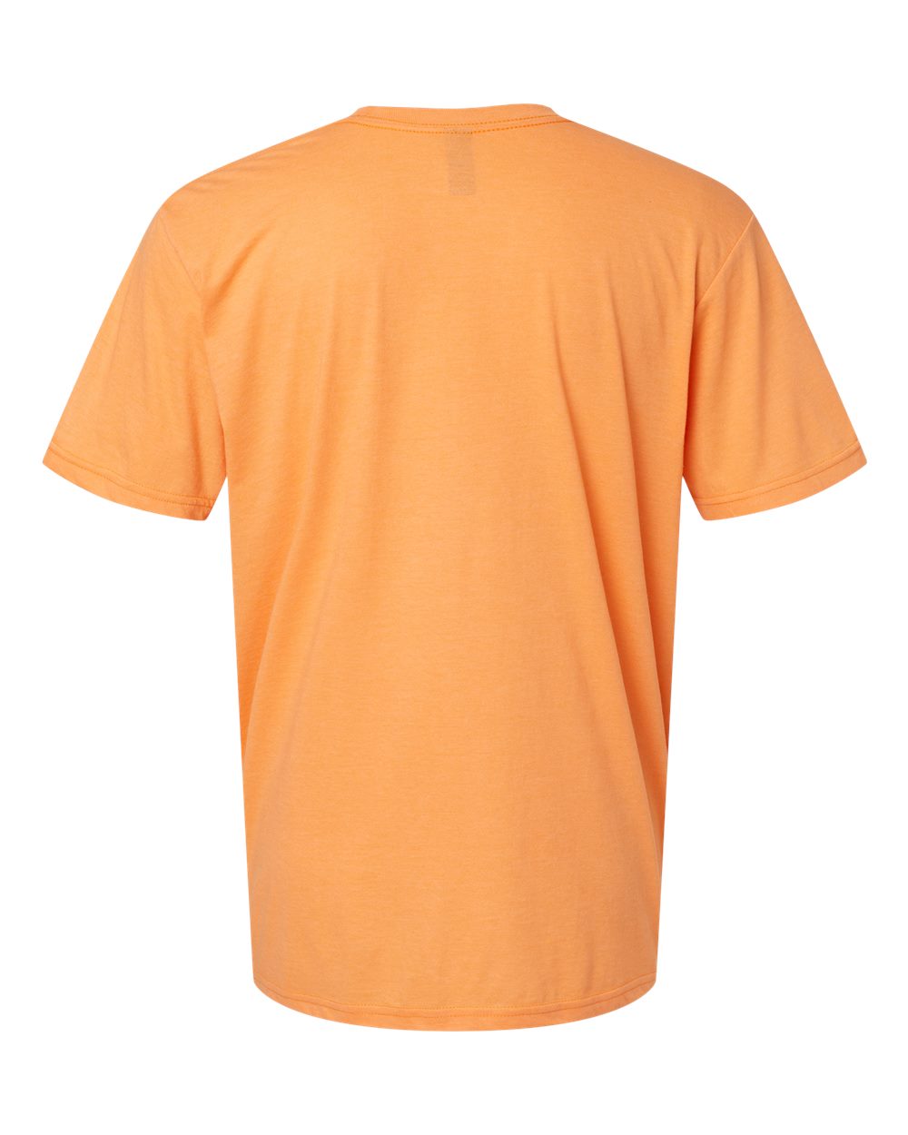 Rear View of Tangerine Mist Softstyle® CVC T-Shirt - 64000CVC