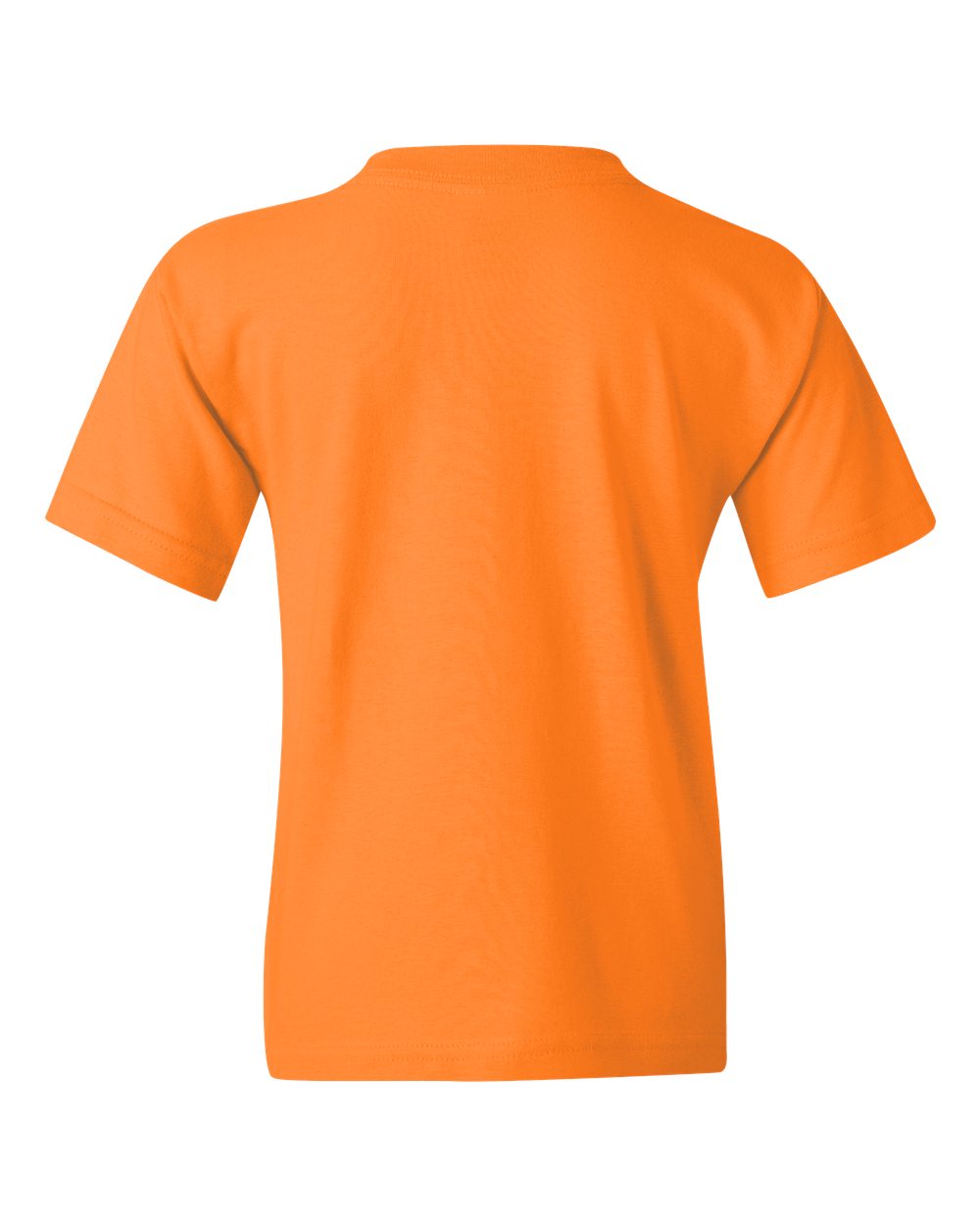 Rear View of Tennessee Orange Heavy Cotton™ Youth T-Shirt - 5000B
