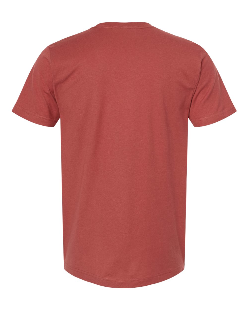 Rear View of Terracotta Fine Jersey T-Shirt - 202