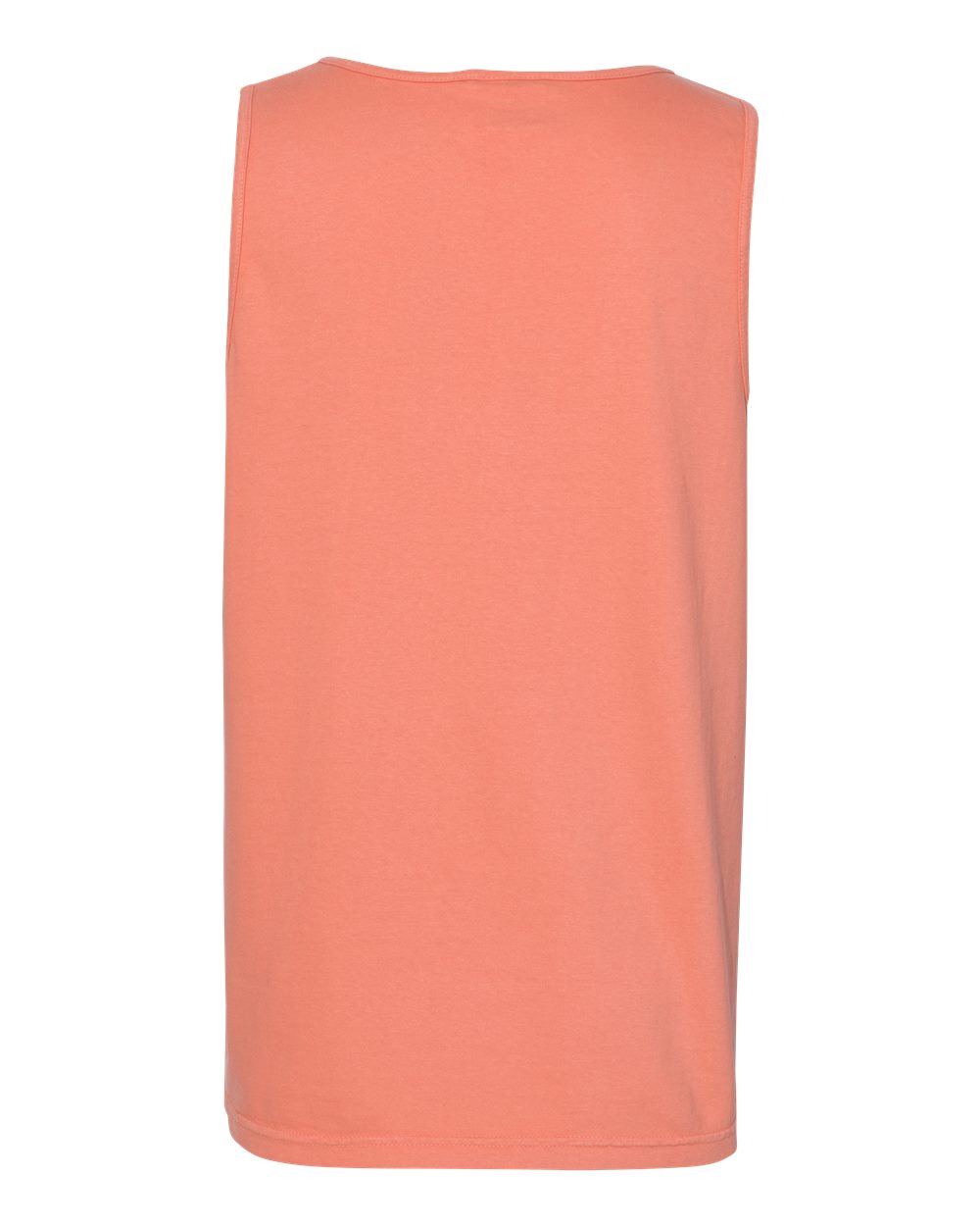 Rear View of Terracotta Garment-Dyed Heavyweight Tank Top - 9360