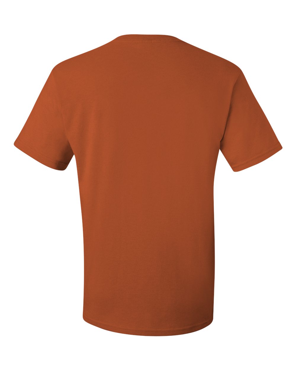 Rear View of Texas Orange Dri-Power® 50/50 T-Shirt - 29MR