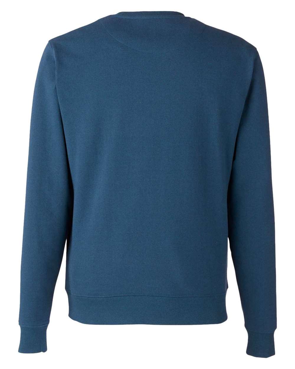 Rear View of Tidal Blue Reclaimist Crewneck Sweatshirt - EC5305