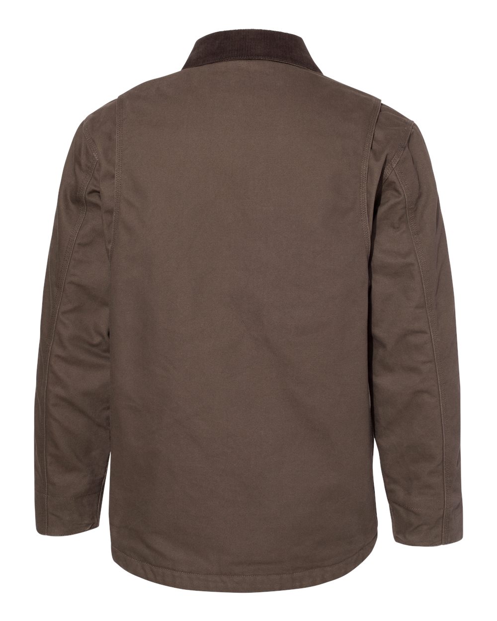 Rear View of Tobacco Rambler Boulder Cloth Jacket - 5091