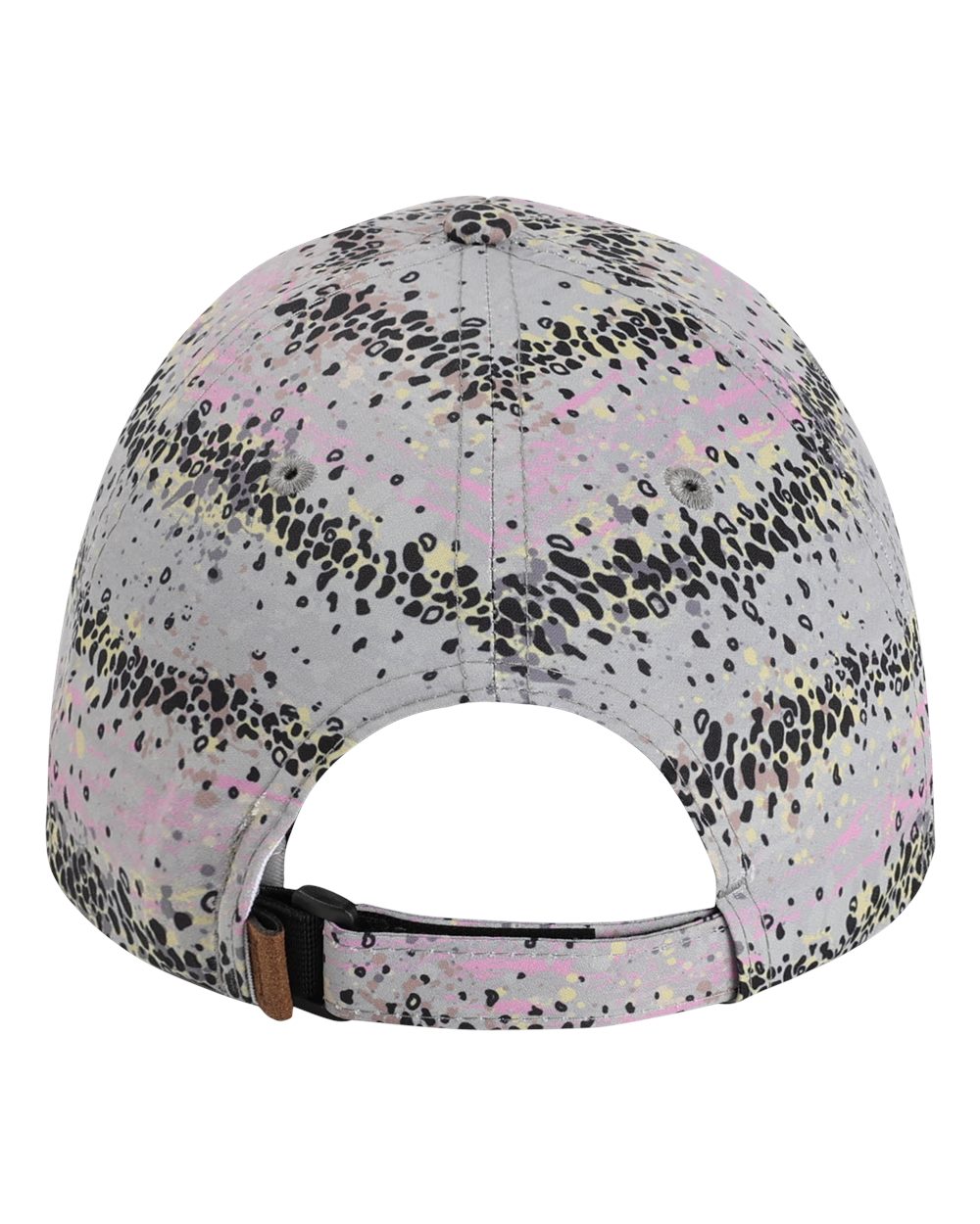 Front View of Trout Spots/ Grey The Easy Read Cap - 4072