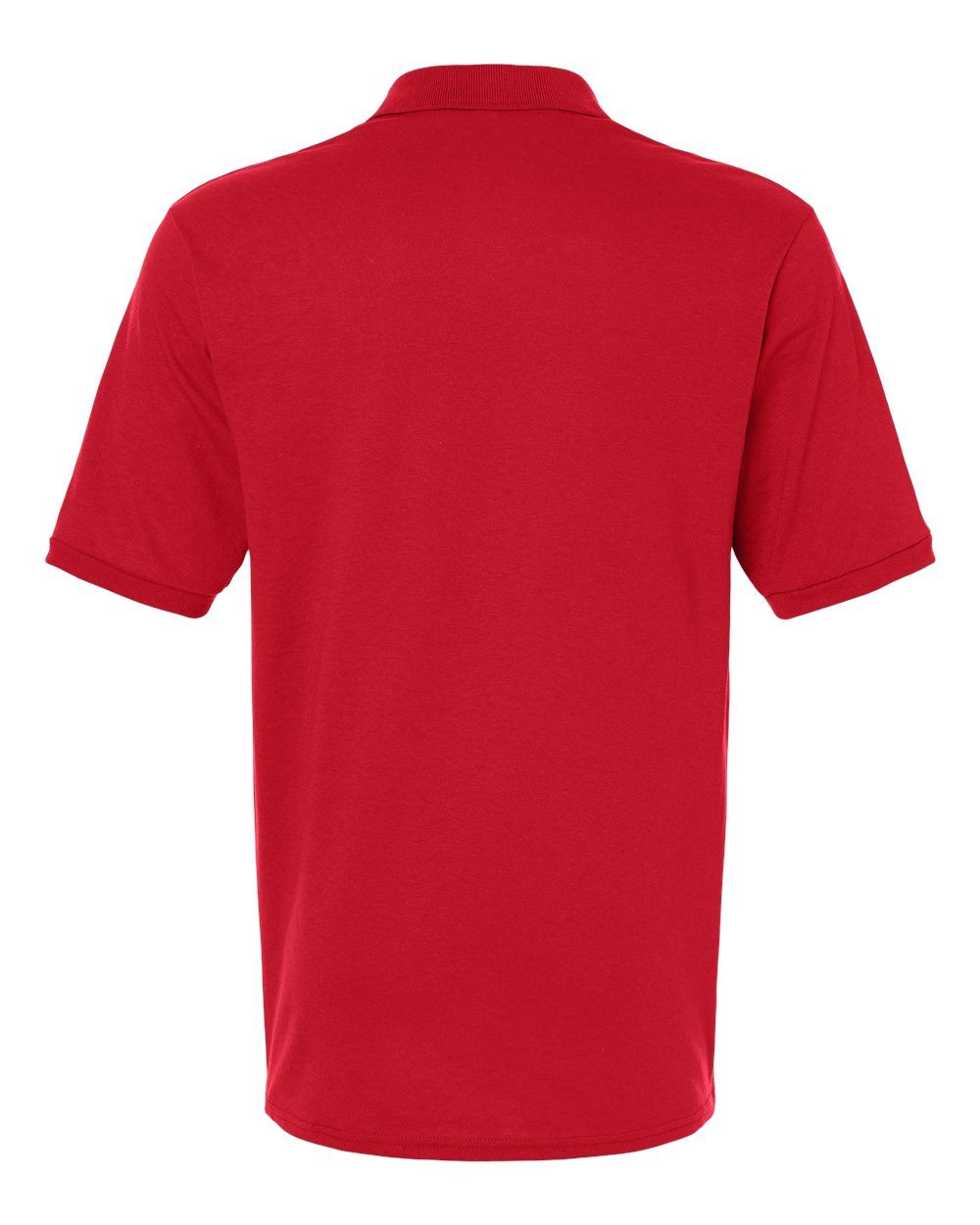 Rear View of True Red Dri-Power® Polo - 437R