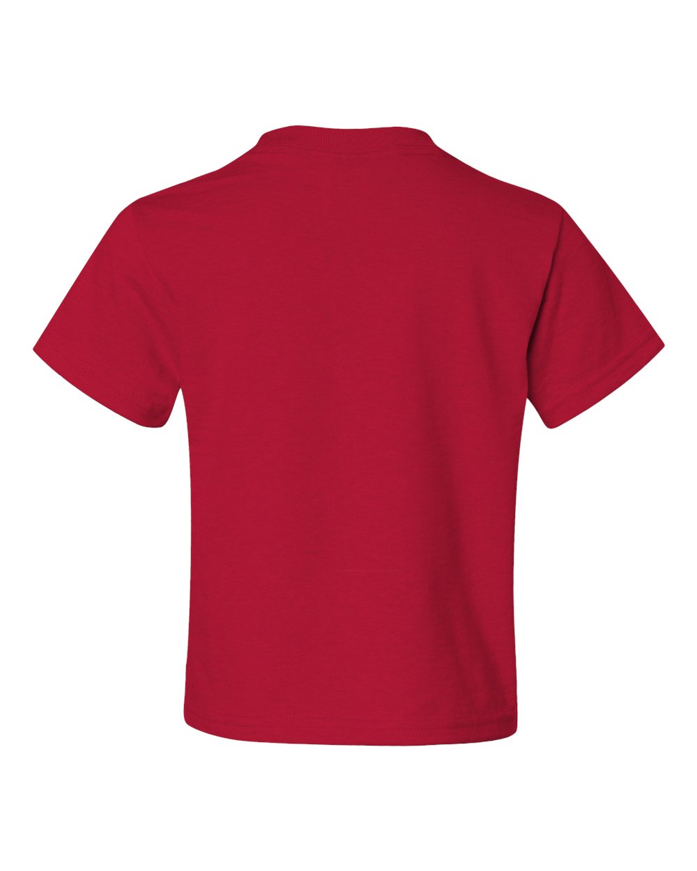 Rear View of True Red Dri-Power® Youth 50/50 T-Shirt - 29BR